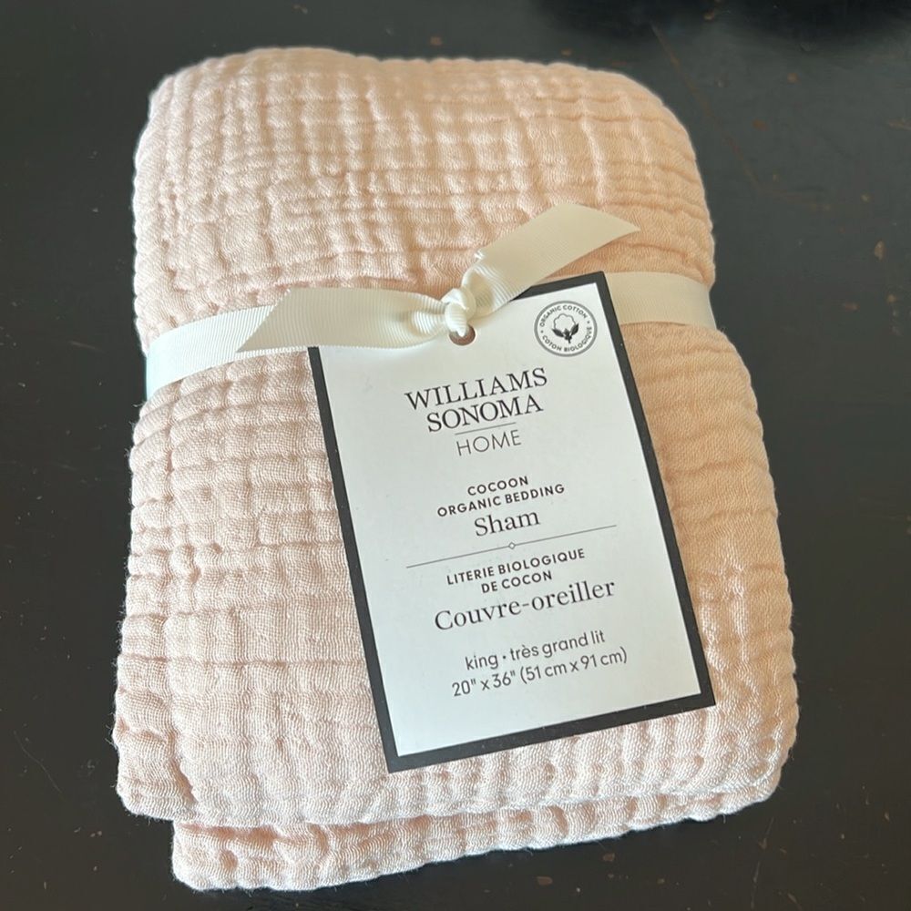 Williams Sonoma Organic Cocoon Sham